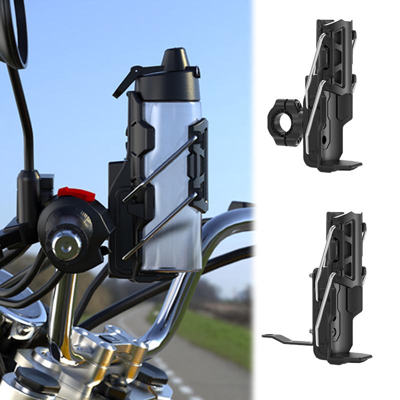SEAMETAL Uniwersalny Uchwyt na Bidon do Roweru Motocykla Regulowany Uchwyt na Kubek na Kierownicę Koszyk na Bidon do MTB Kolarstwa Szosowego Motocykl ADV Trwały