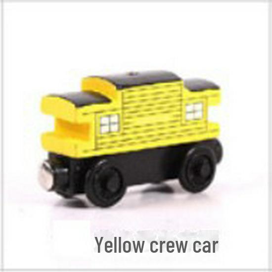 Children's Wooden Toy Train Head Cake Decoration - YB02