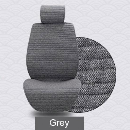 1 Piece Car Front Seat Cushion Breathable Linen Automobile Seats Cover Universal Mats Fit Most Auto Truck SUV Protection