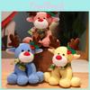 Toy Plush Reindeer Christmas Stuffed Doll Gift For Kids Decorations Bedroom