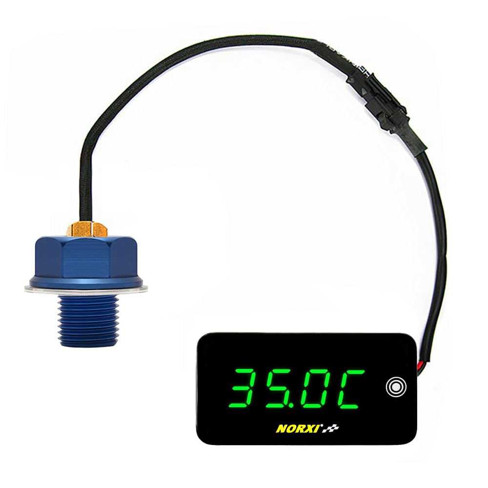 

NORXI Motorcycle Touch Screen Waterproof Multi-Function Meter (Can Switch to M16X1.5 зелёный