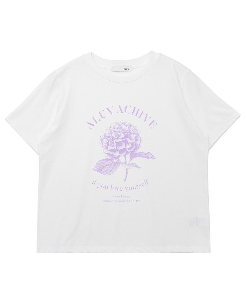 Eilubeu Hydrangea T-Shirt Aarftg103D