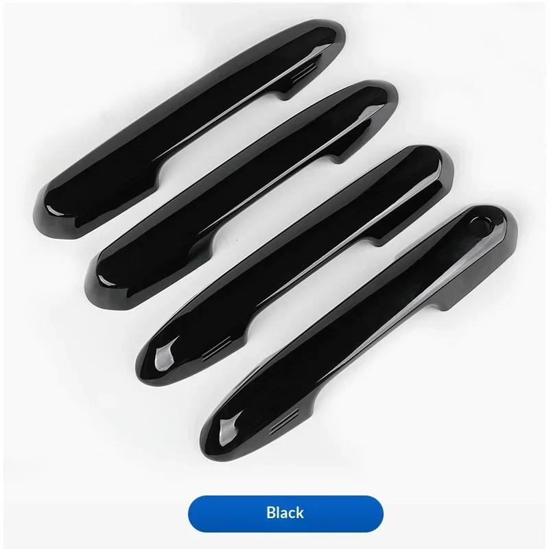 

4pcs Carbon Fiber Chrome Car Door Handle Cover Scratch Protective Accessories For Toyota RAV4 2020 2026 2026 2026 2026 Left