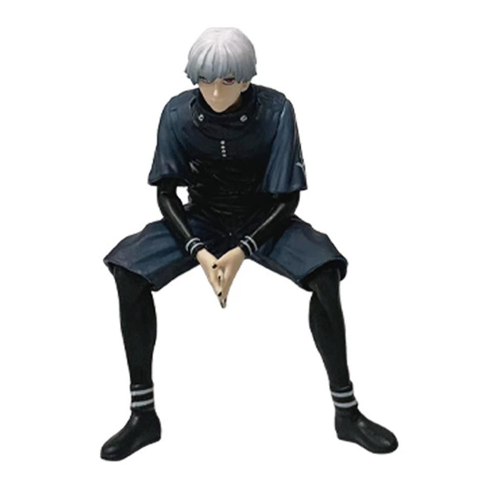 Hot Ken Kaneki Sitting Figure Tokyo Ghoul Statue Action Figure PVC Statue Collection Model Toys Gifts
