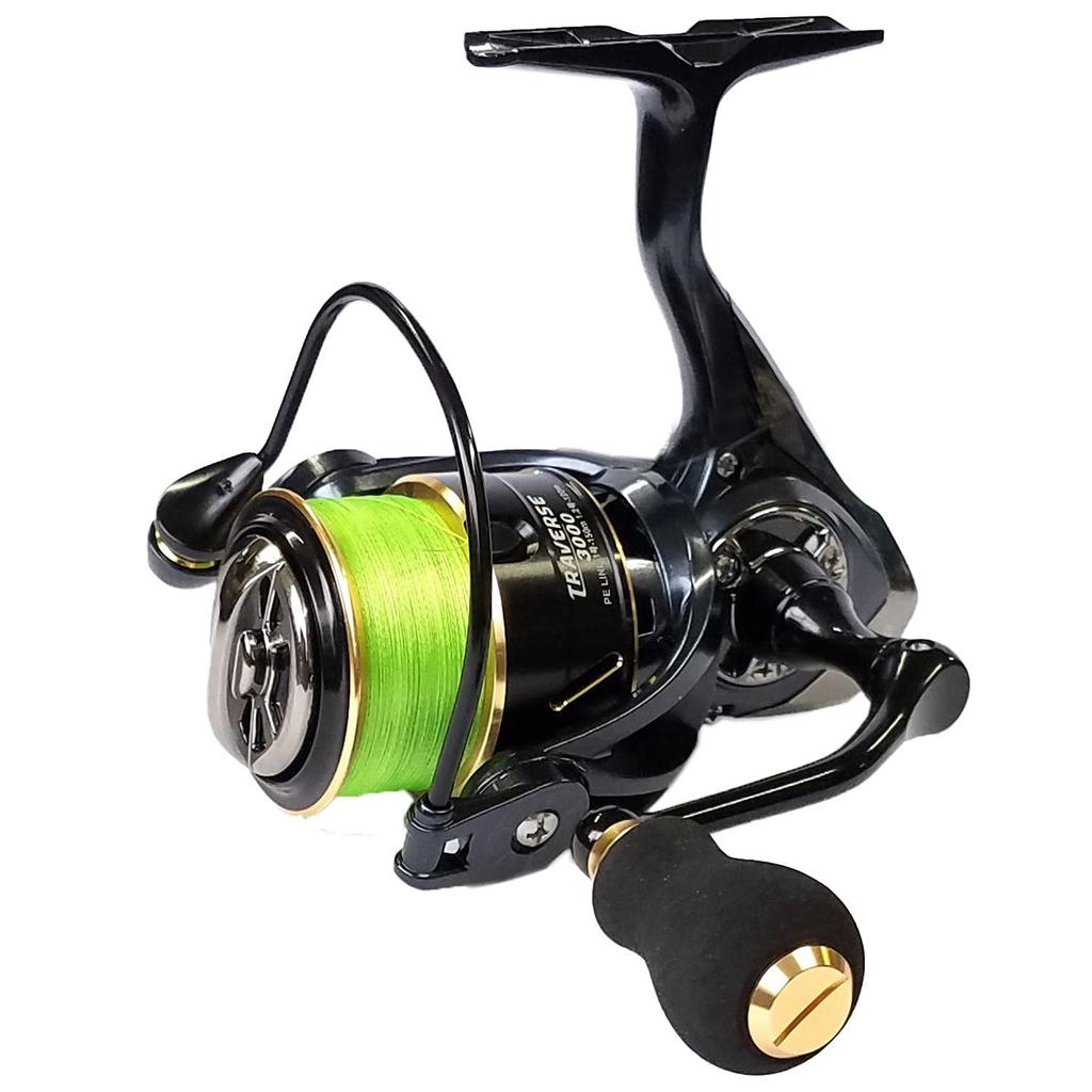 Glory Fish Spinning Reel TRAVERSE 3000 with line PE1-150m