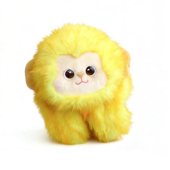 Brățară Pisică Maimuță de Pluș cu Coadă Mișcătoare, Jucărie cu Brățară Slap, Păpușă Animal Portabilă, Cadou pentru Copii