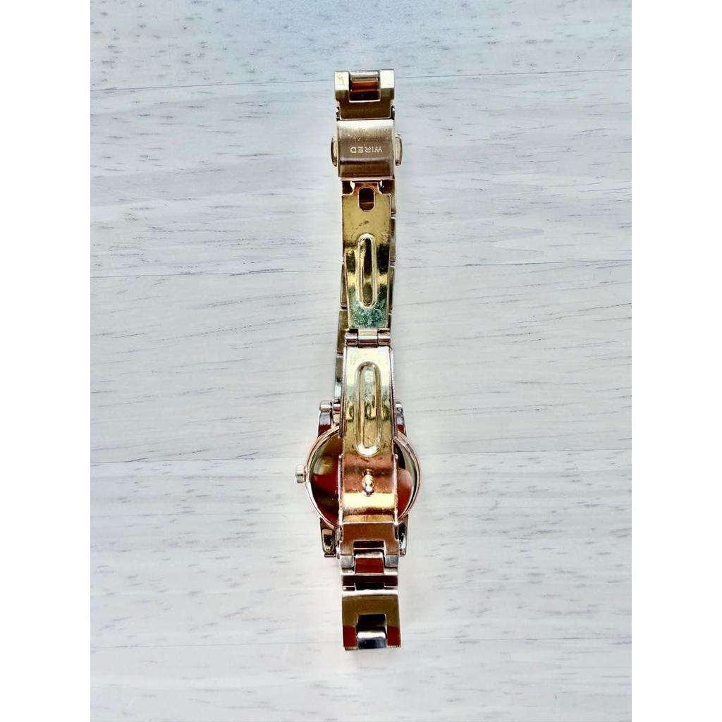 Used SEIKO WIRED Ladies Watch Rose Gold