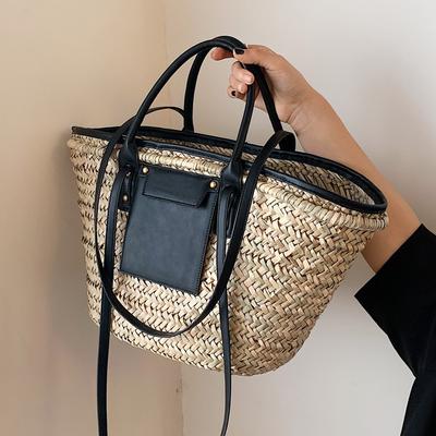 Women's Straw Bags  Shoulder Messenger Bags  Large Capacity Beach Bags  Designer  Summer Fashion  High Quality
