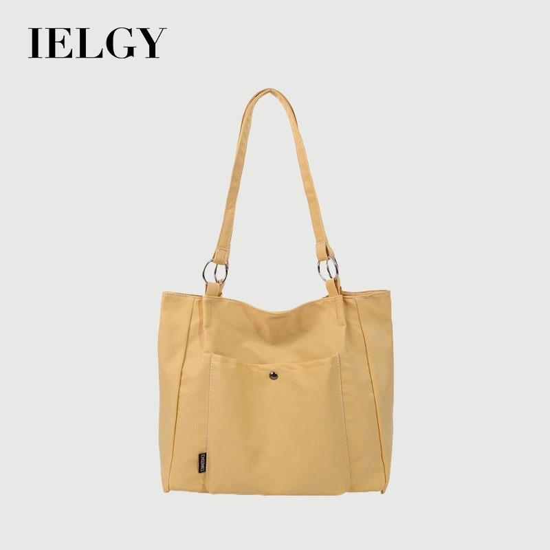 IELGY Work Commuter Bag Large Capacity Tote Bag Literary Student Fashion Shoulder Bag Trendy