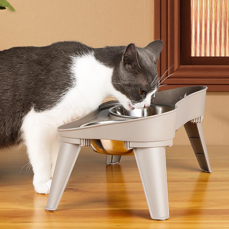 Поднятая миска Jingyu Pet из нержавеющей стали M