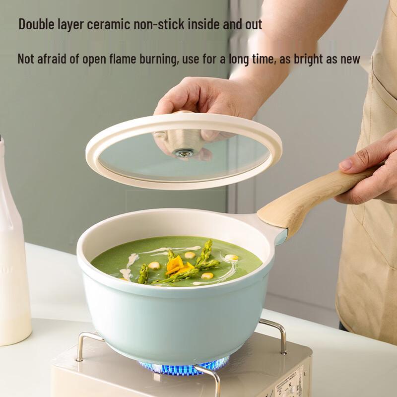 Chui Da Huang 18cm Celadon Non-stick Milk Pot