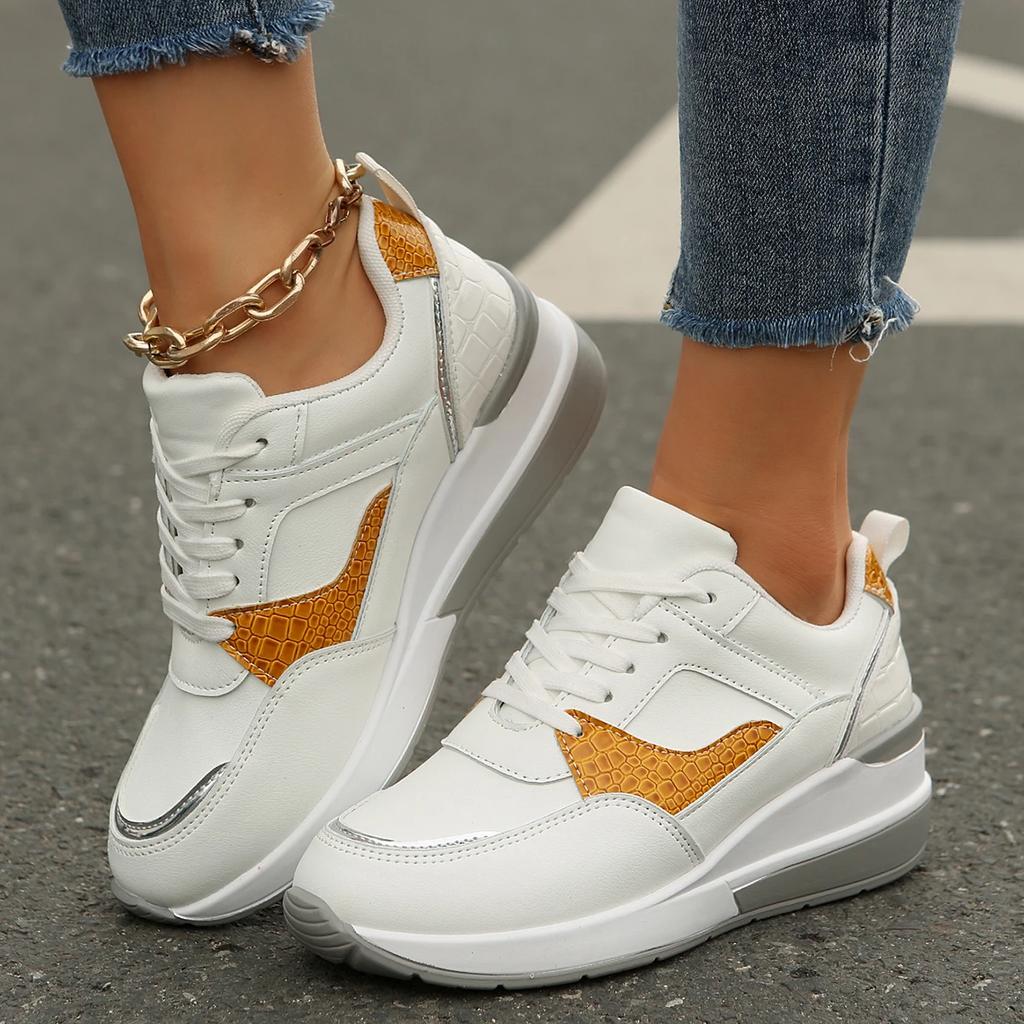 Women Sneakers New Platform Patchwork Casual Sport Designer Shoes Outdoor Comfortable Plus Size Sneakers Women Zapatos De Mujer
