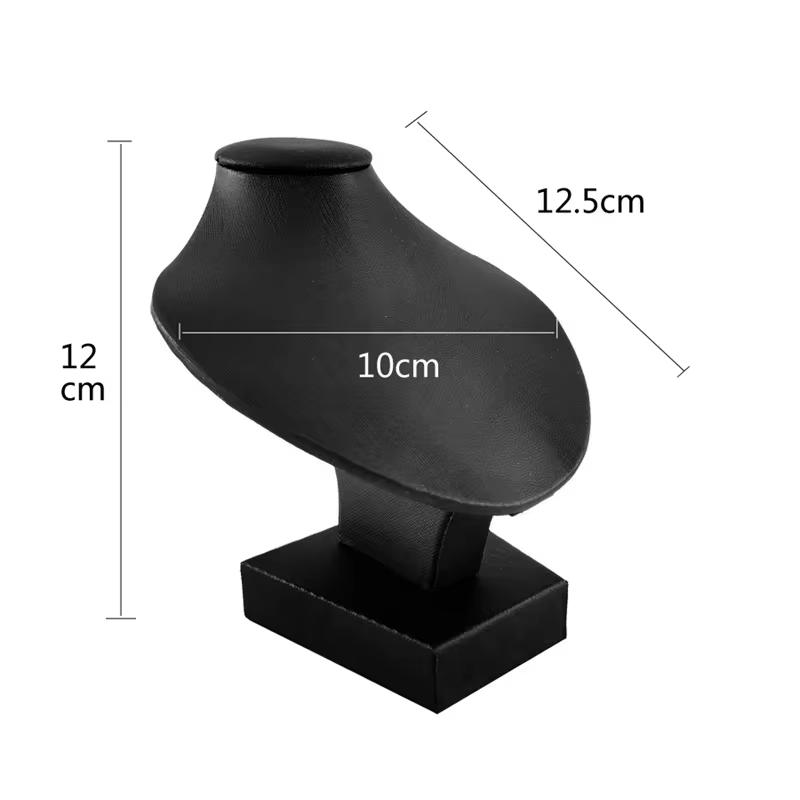 

Высококачественный бархатный или ПУ мини-манекен для демонстрации портретных колье, подставка для ювелирных изделий, кулон, ожерелье, реквизит для хранения