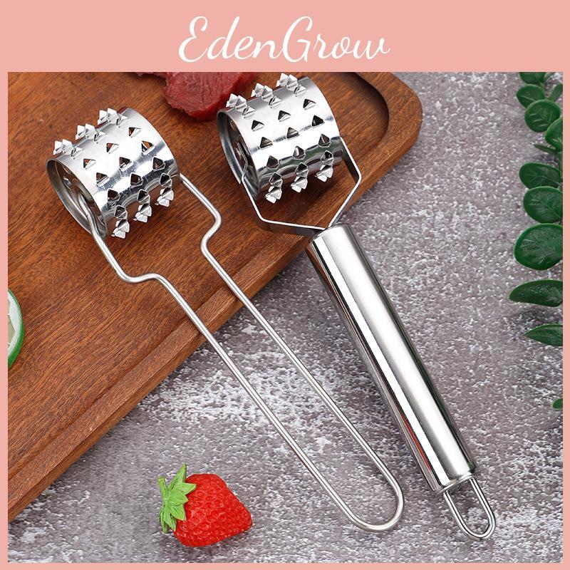 Premium Stainless Steel Meat Tenderizer Hammer For Juicy Steak And Pork Chops