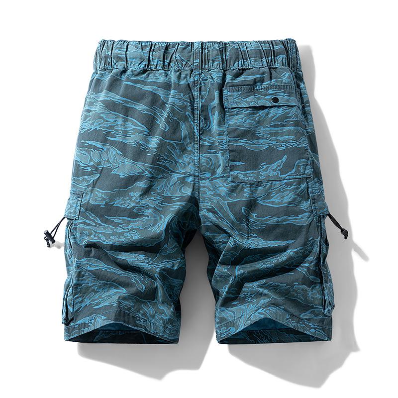 Herren Reine Baumwolle Cargoshorts Herren Lässige Lockere Cargoshorts Mode Streetwear Sport Tägliche Kurze Hosen