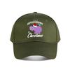 Christmas Hippopotamus Santa Hat Blue Bird Baseball Cap Fashion Unisex Sunhat Womens Outdoor Sports