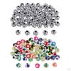 60 Pcs Mixed DIY Round Football Beads for Sewing Clothes Embellishment
