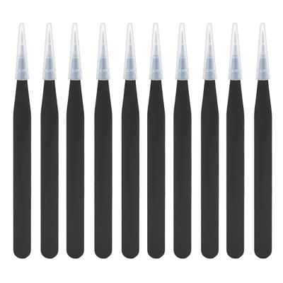 10Pcs Set Stainless Steel Anti Static High Precision Tweezers Home Repairing Tool