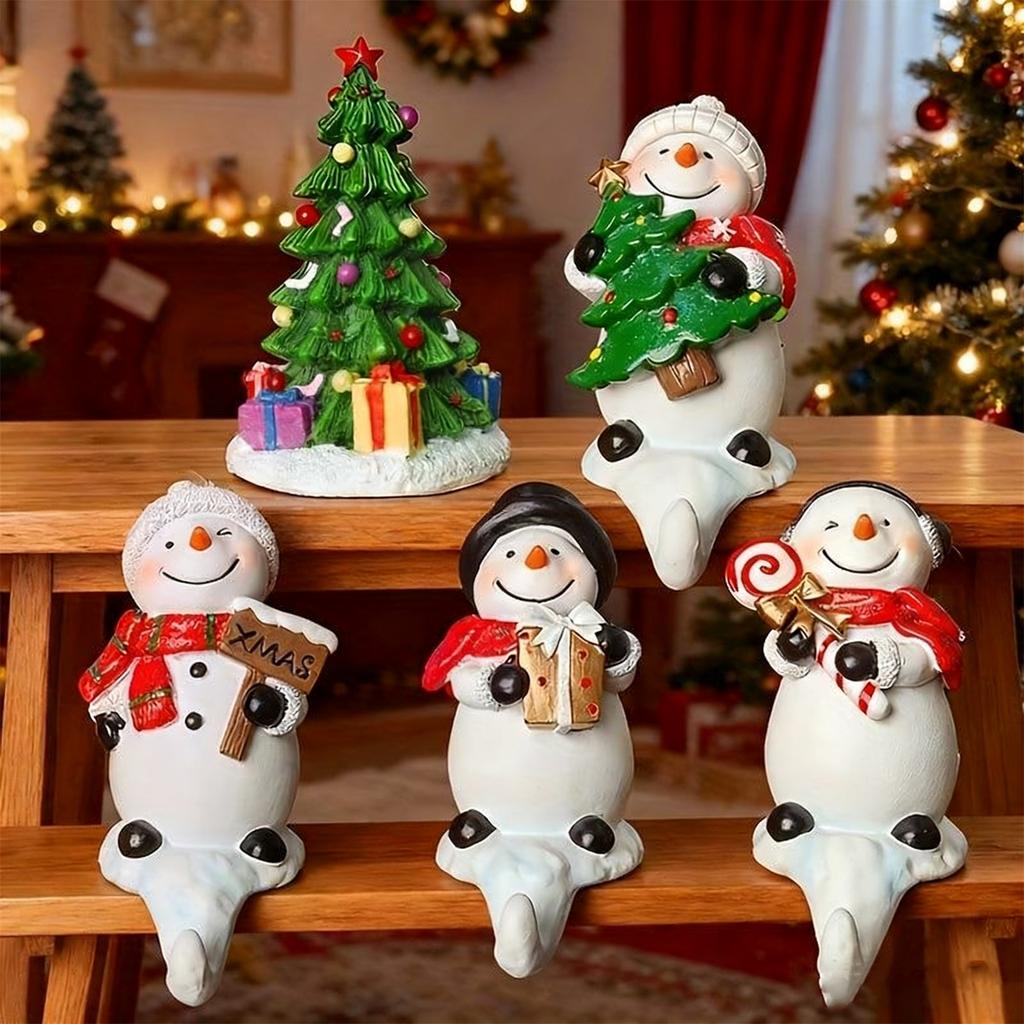 Christmas Decoration Snowman Hook Resin Ornament