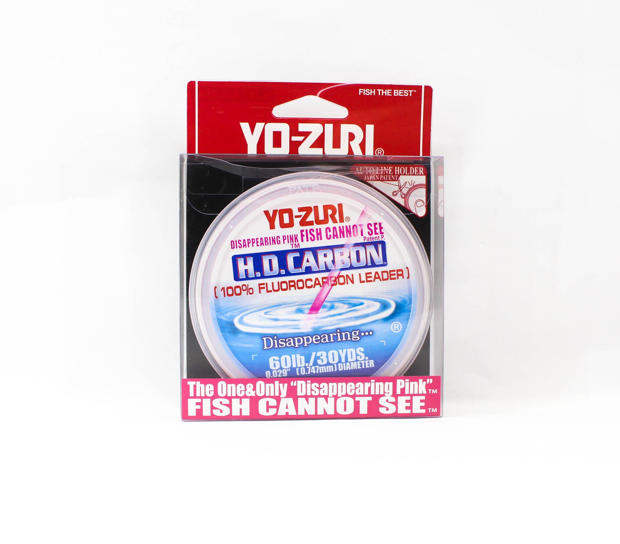 

Yo Zuri H.D Carbon Fluorocarbon Pink 100% 30 yds 60 lb R894-DP (1426) рожевий
