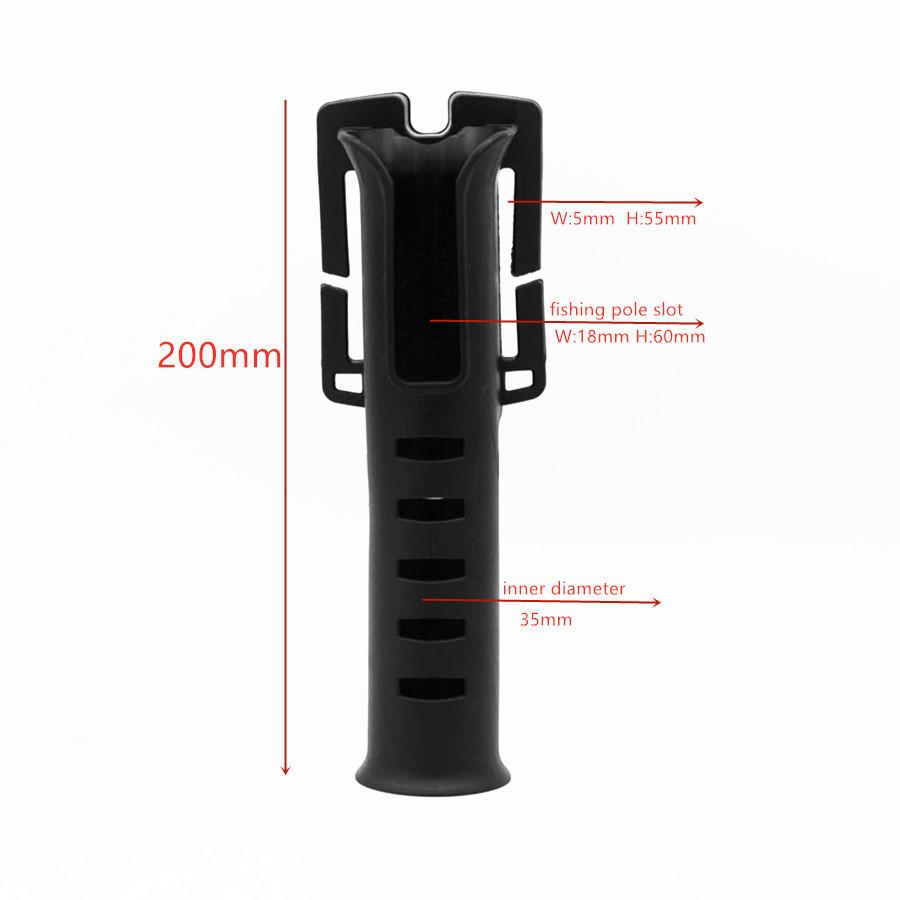 1PC Adjustable Rod Holder Fishing Belt Inserter Gimbal Waist Support Stand up with Strap Lure Gimbal Fighting Assist Tackle