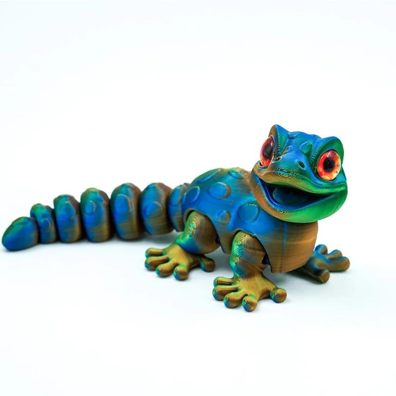 3D Printed Multi-Joint Movable Animals Model Kid Toys Cute Relief Sensory Toy Funny Home Accessories Kids Gift Desktop Ornament