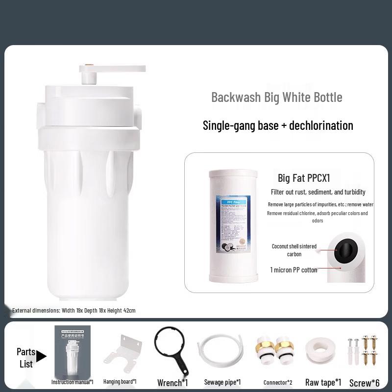 LISM High-Flow Backwash Pre-Filter Water Purifier