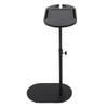 C Shaped Side Table Adjustable Height Versatile 360 Degree Rotation Wooden C Shaped Coffee Table