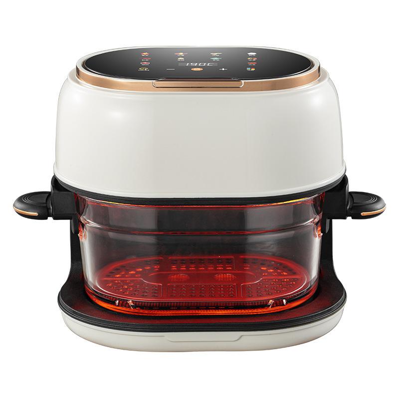 4L Air Fryer, 1350W Compact Hot Air Cooker, Nonstick Basket, Digital Touch Screen, Oil-Less Electric Air Fryer Oven for Healthy Cooking