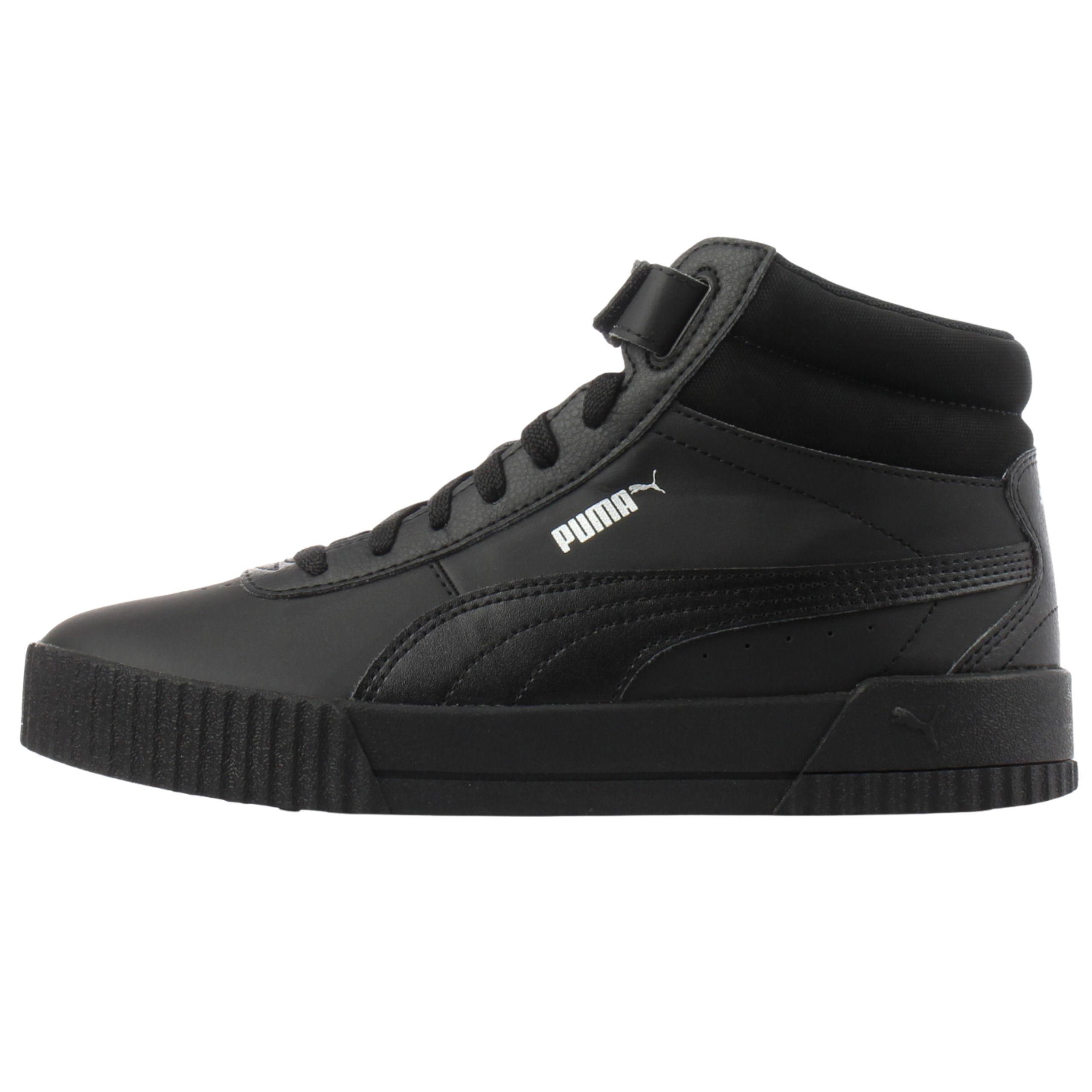 

Женские спортивные кроссовки PUMA Carina Mid 37323302 - черные р. 37,5 37,5