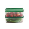 17-Piece Food-Grade Plastic Fresh-Keeping Storage Box Set for Refrigerator - Perfect for Grains, Fruits, and Vegetables.