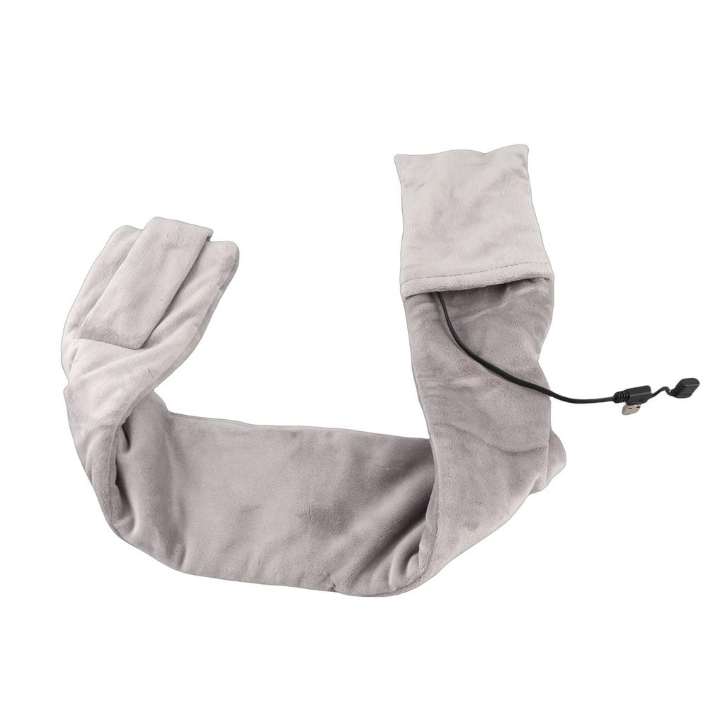 Electric Heated Neck Scarf Vibration Massage Double Sided Velvet Thick Soft Electric Heating Scarf Neck Wrap Heated Neck Wrap