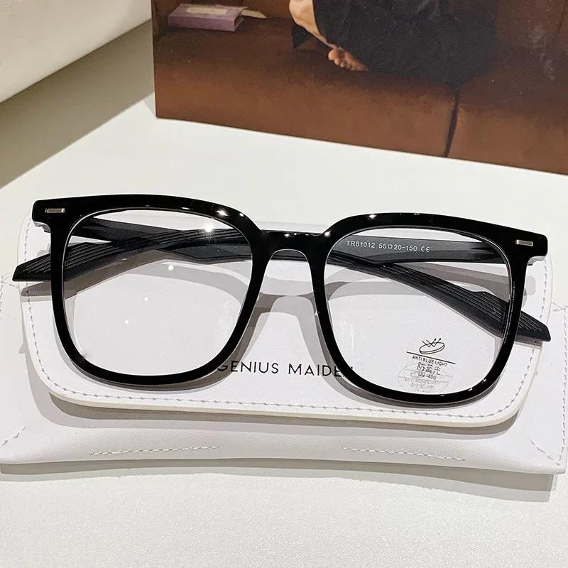 Anti Blue Light Computer Myopia Glasses Women Men Ultralight Black Frame Nearsighted Eye Glasses Diopter -1.0-1.5-4.0 Eyeglasses