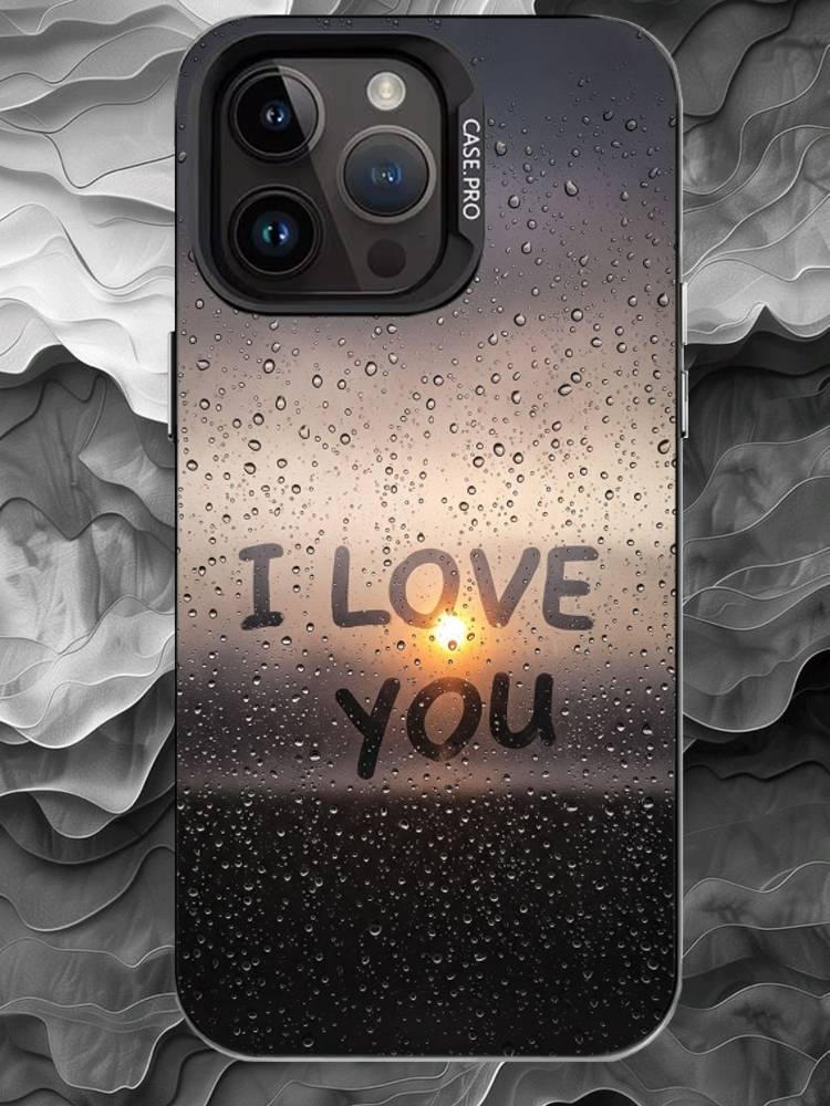 

T-The words on the window Phone Case For iPhone 17 16 15 14 13 12 11 Pro Max Plus Silver Matte Black Cover iPhone16promax