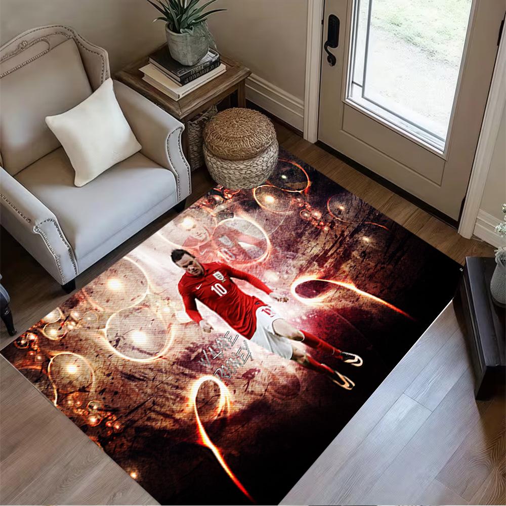 Player Celebrates Rain Floor Rug Office Rug Design for Hallway Dining Room Living Rooms Decorate room Antislip Carpet Office home decor
