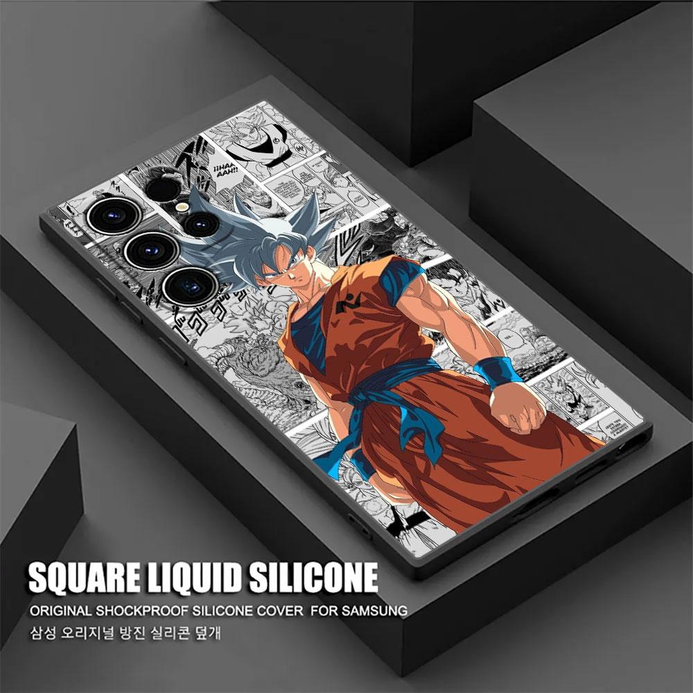Dragons Balls Comics Goku Phone Case For Samsung Galaxy S25 S24 S23 S20 S21 FE S26 S22 Ultra S26 Plus S25FE Soft Silicone Cover