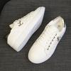 2025 spring, summer, autumn and winter foreign trade new women's shoes women's board shoes student shoes little white shoes low-top round head ribbon