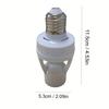 1pc Smart Motion Sensor Light Bulb Holder E27 PIR Induction Sensor Adapter Lamp Base Converter Automatic LED Switch AC 110V 220V