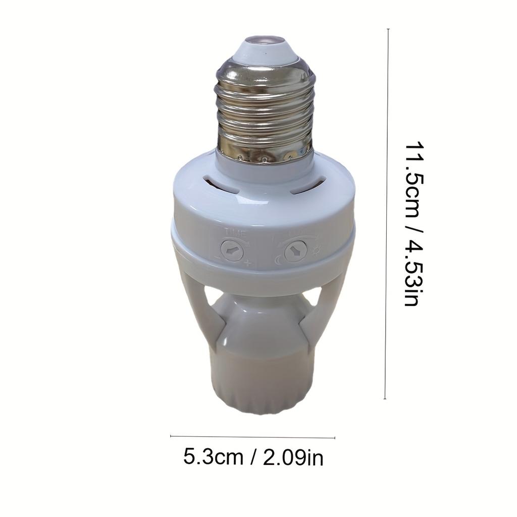 1pc Smart Motion Sensor Light Bulb Holder E27 PIR Induction Sensor Adapter Lamp Base Converter Automatic LED Switch AC 110V 220V