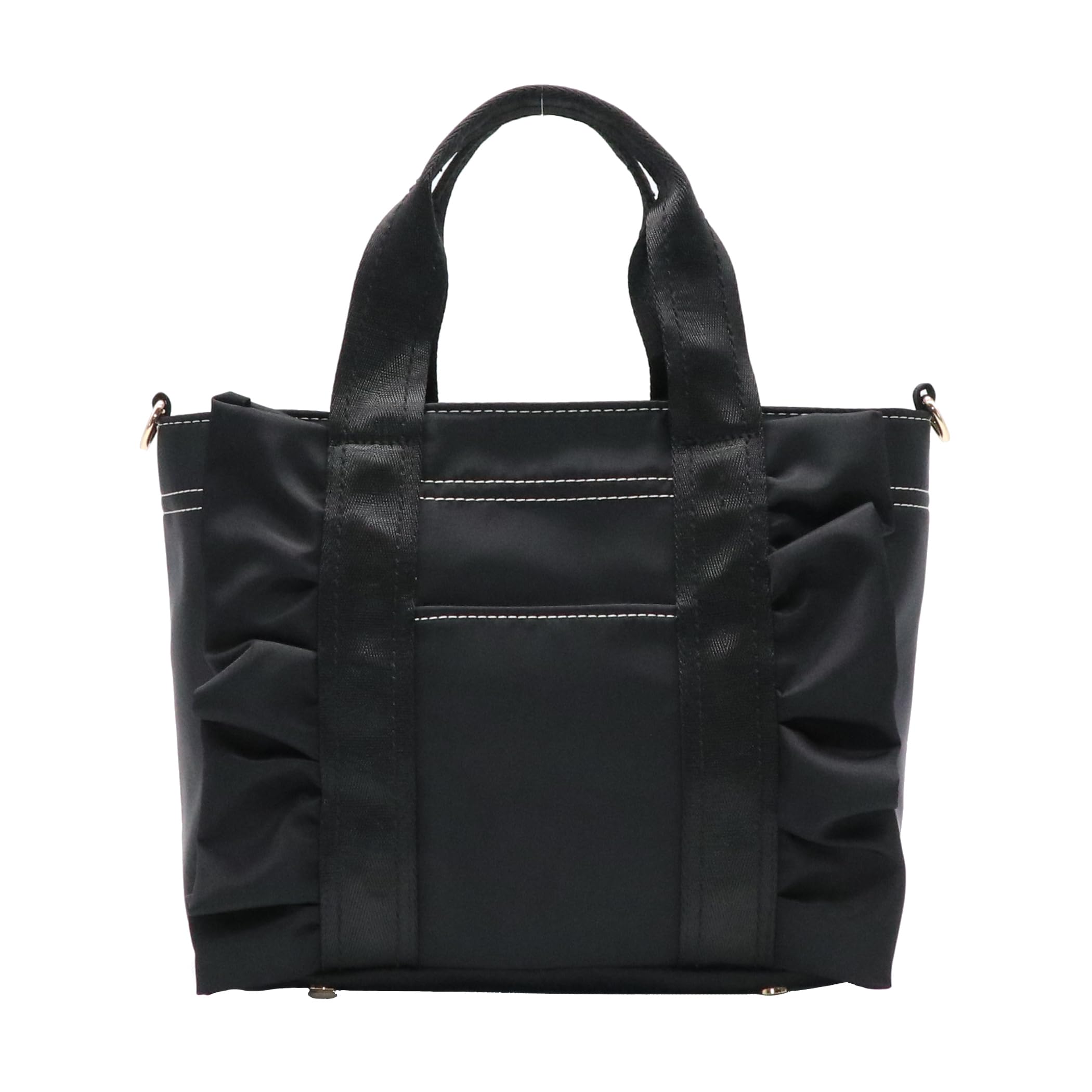 

Nylon frill tote shoulder for italy 121116 [Guccio Italy] bag, 2-way bag, handbag, square, cute, events, women s fashion, (BLACK) чорний