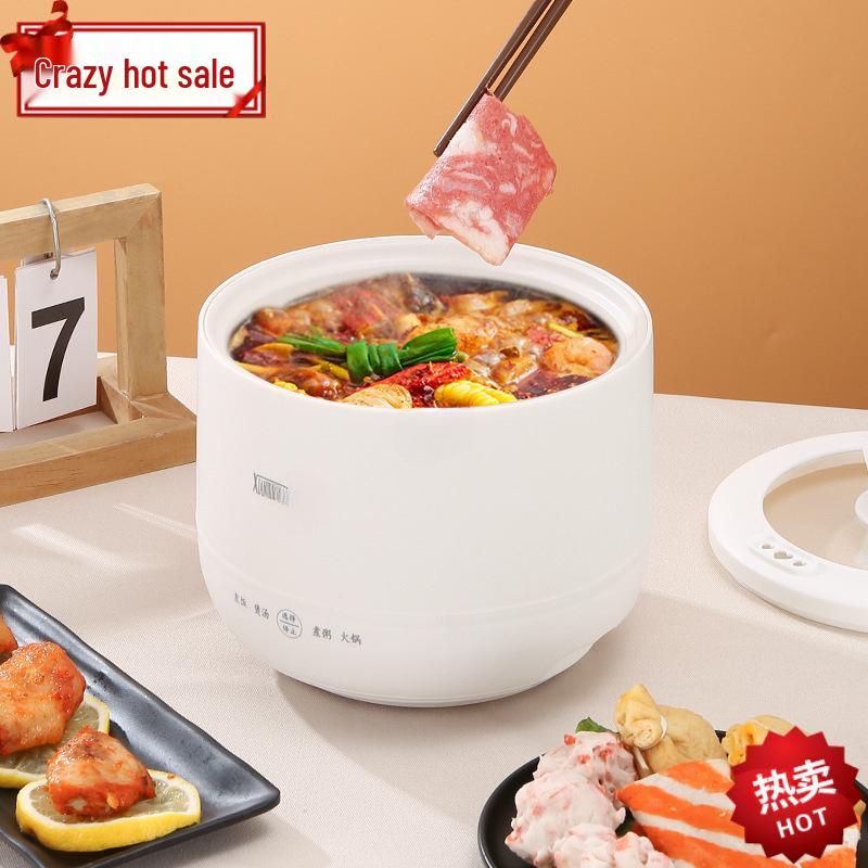 Smart Single-Serve Mini Rice Cooker for Steaming and Cooking Porridge