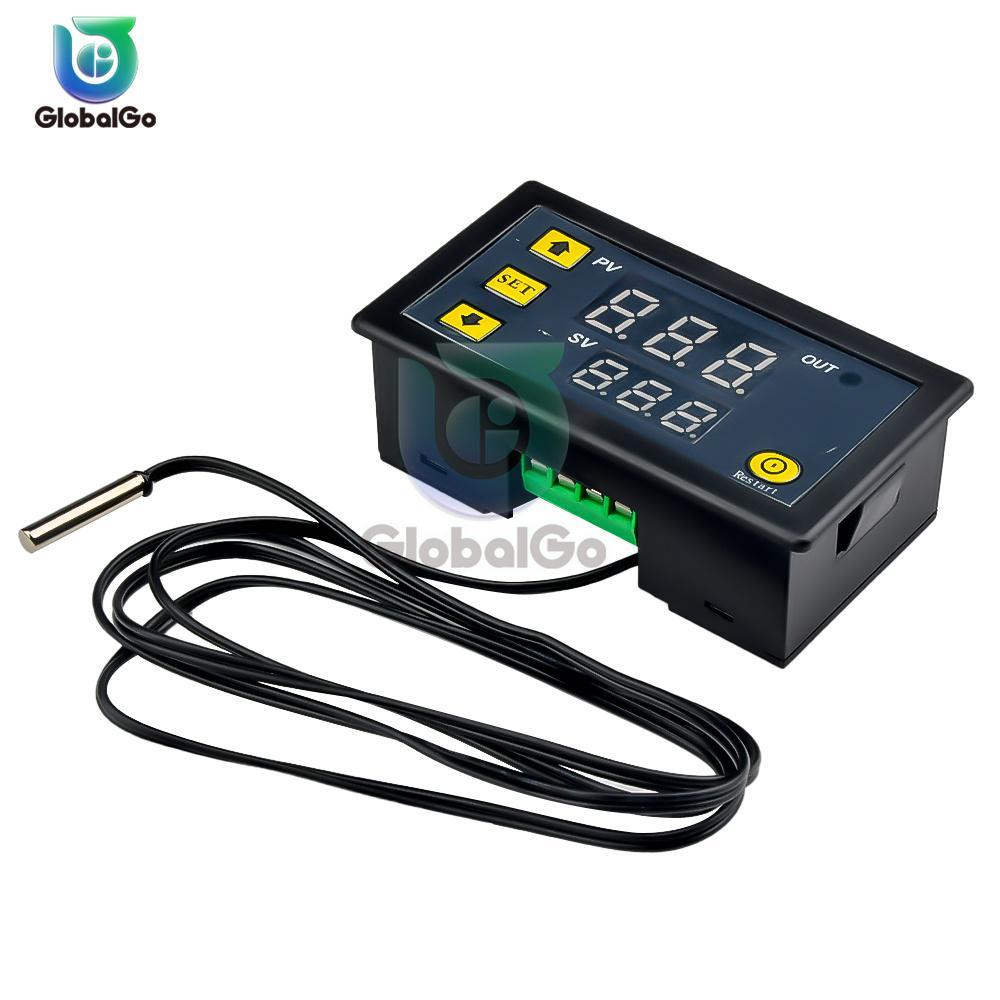 W3230 Mini Regolatore Digitale di Temperatura 12V 24V 220V Termostato Regolatore Controllo Riscaldamento Raffreddamento Termoregolatore Con Sensore