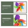 Decorative Lawn Windmill Adornments for Garden 10Pcs Outdoor Pinwheels