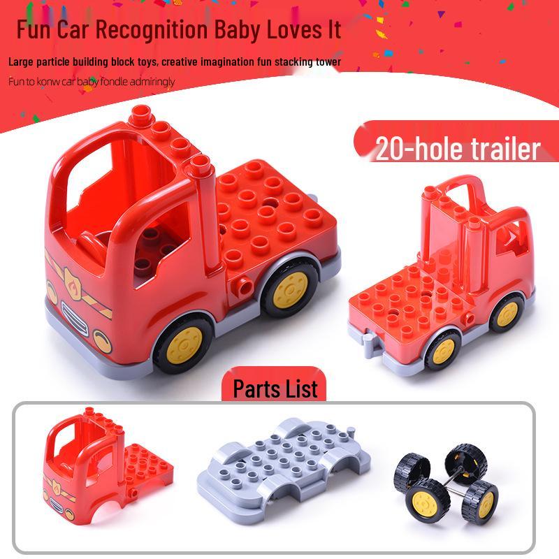 Gergely Large Particle Car & Airplane Model Interlocking Building Blocks Accessories