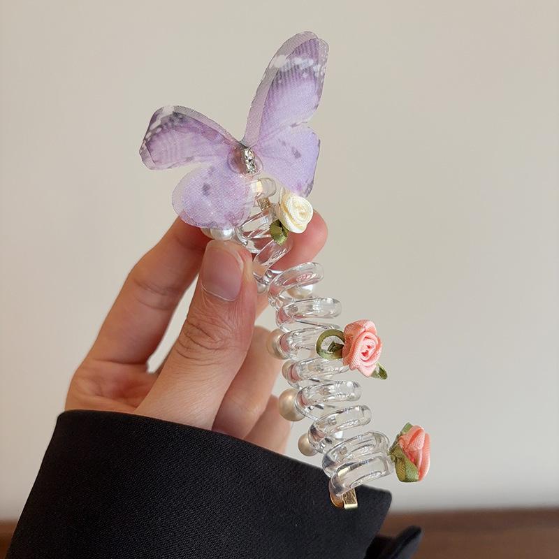 Deluxe 2024 Butterfly Hair Ties: Elegant Braided Fairy Cord Accessory for Women