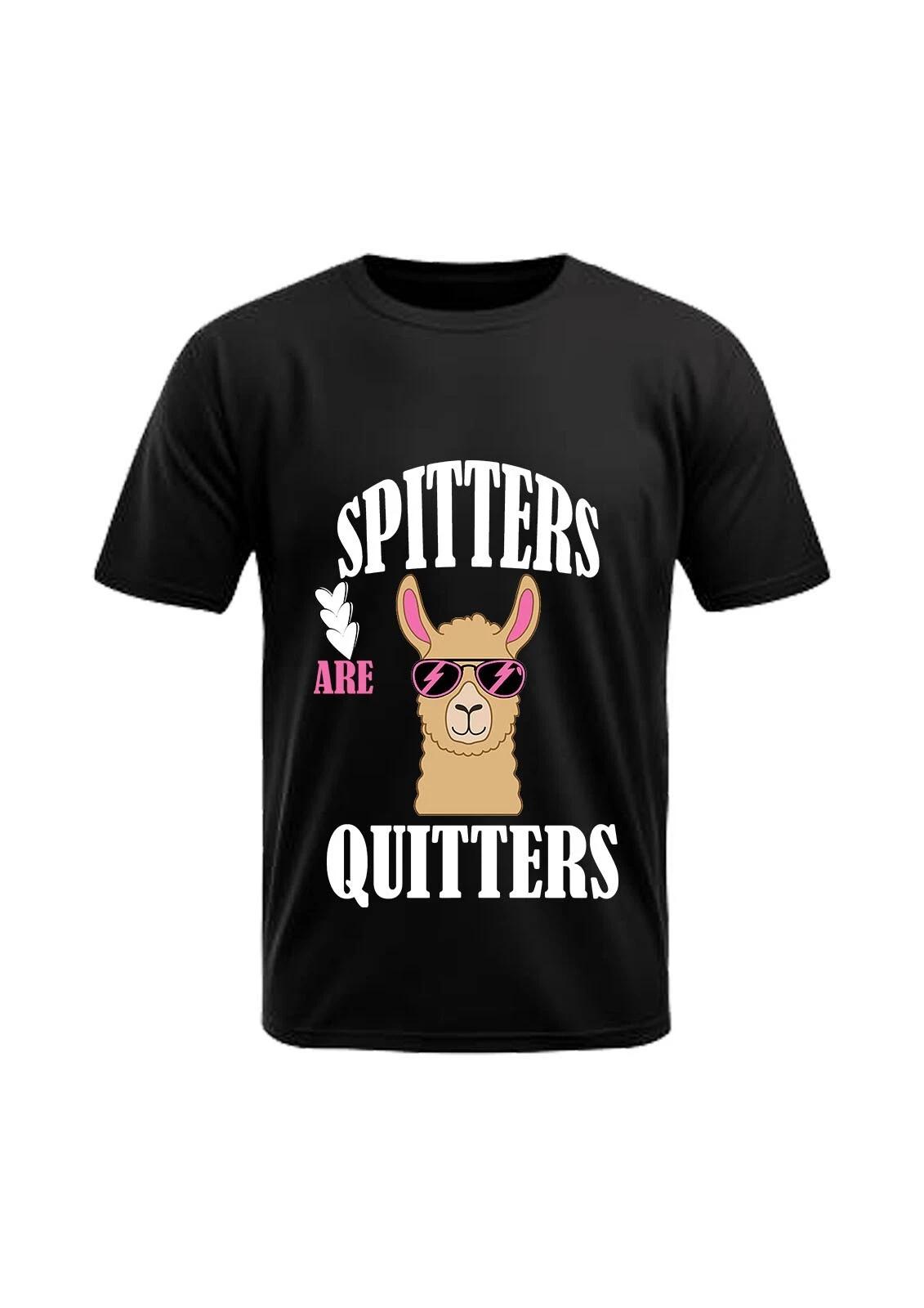 Spitters Are Quitters Fun/Rude/Innapropriate T-Shirt, T-Shirt Night Fun 4XL
