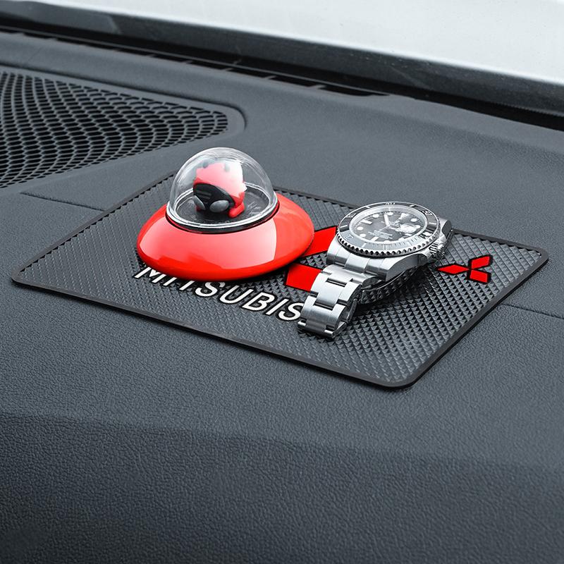 Protiskluzová podložka do auta Držák na telefon Protiskluzová podložka Autopříslušenství Pro Mitsubishi Lancer 9 Ex Evo ASX L200 Colt Pajero Sport