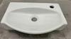 Bathroom Cabinet with Washbasin 60x40 Cm, Hanging, Craft Oak, with Black Parma Tap
