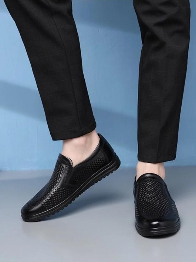 Fashion Office Waterproof Shoes for Men Breathable Luxury 2025 Expensives Daily Use Summer Sale Color New Low Price Pvc H 39 Man Sandals