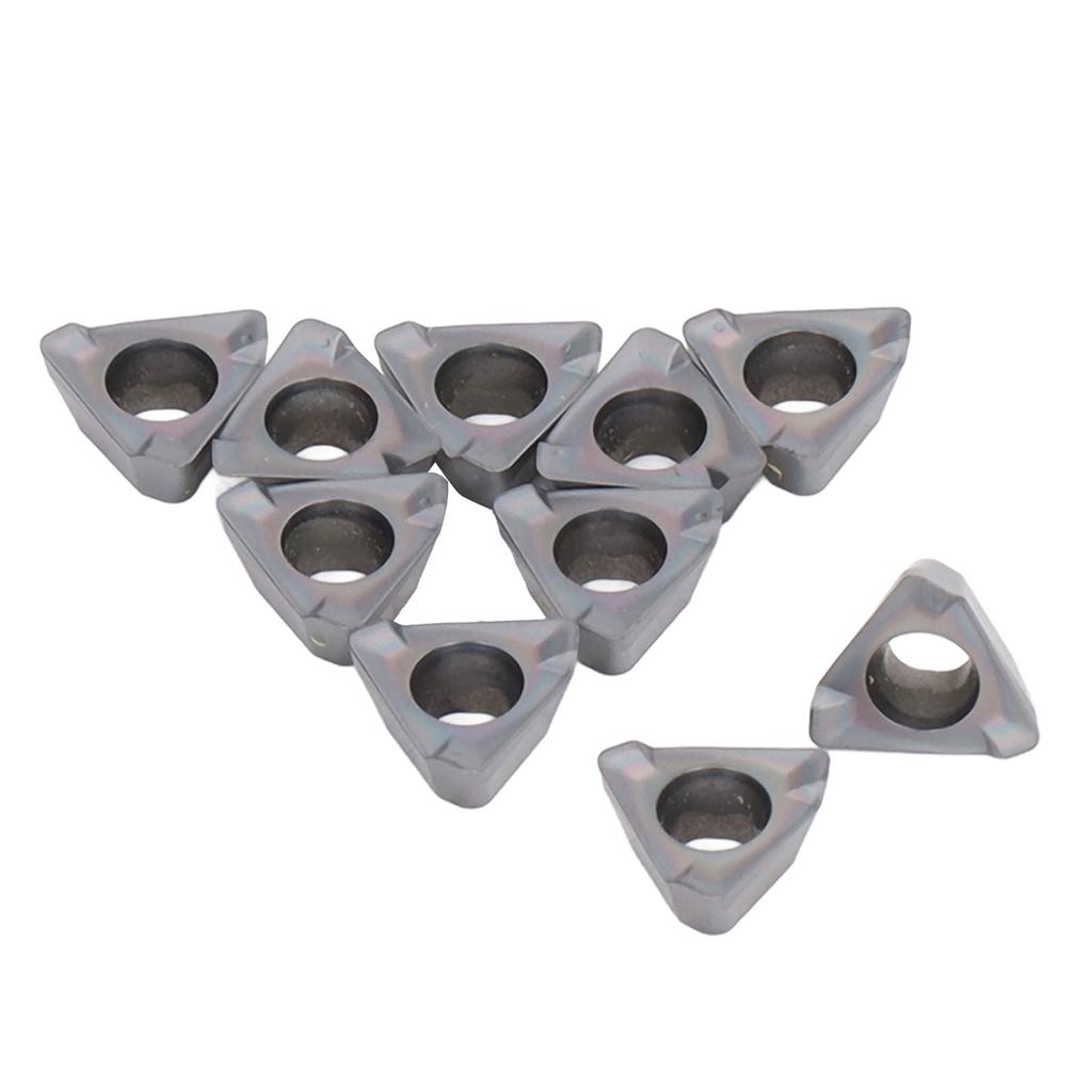10 Stück Dreheinsatz Hartmetallklinge Drehbankfräser Fräsen CNC Werkzeugset Ausrüstung